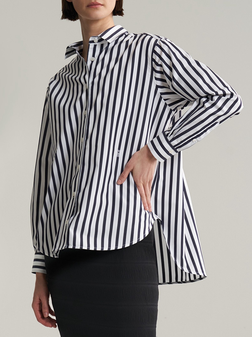 Toteme Black and White Capri Shirt